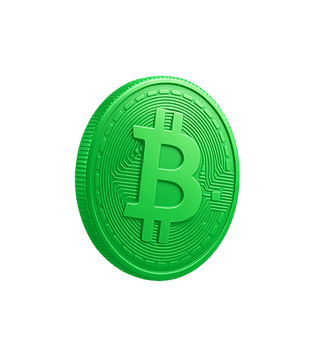 Drijvende kaart waarop datavisualisatie van crypto-marktanalyse wordt weergegeven